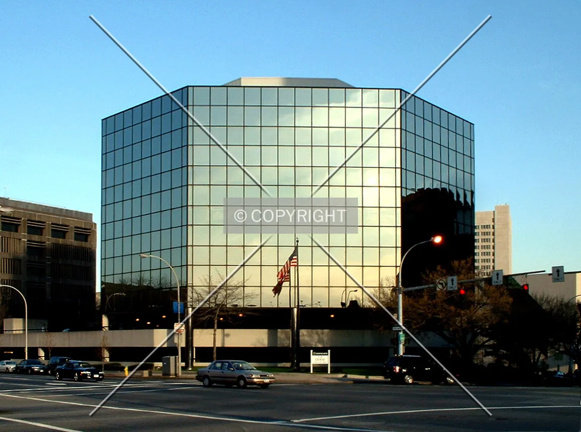 View from the northwest across Main Street