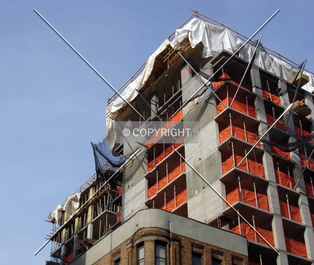 Top of the southeast corner