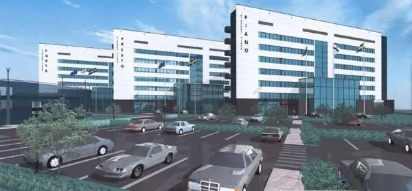 Frontview of the Plaza