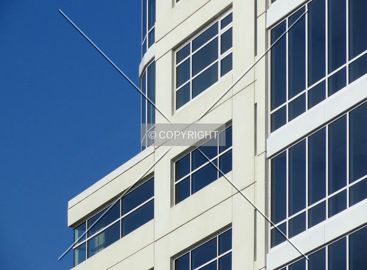 Upper facade detail