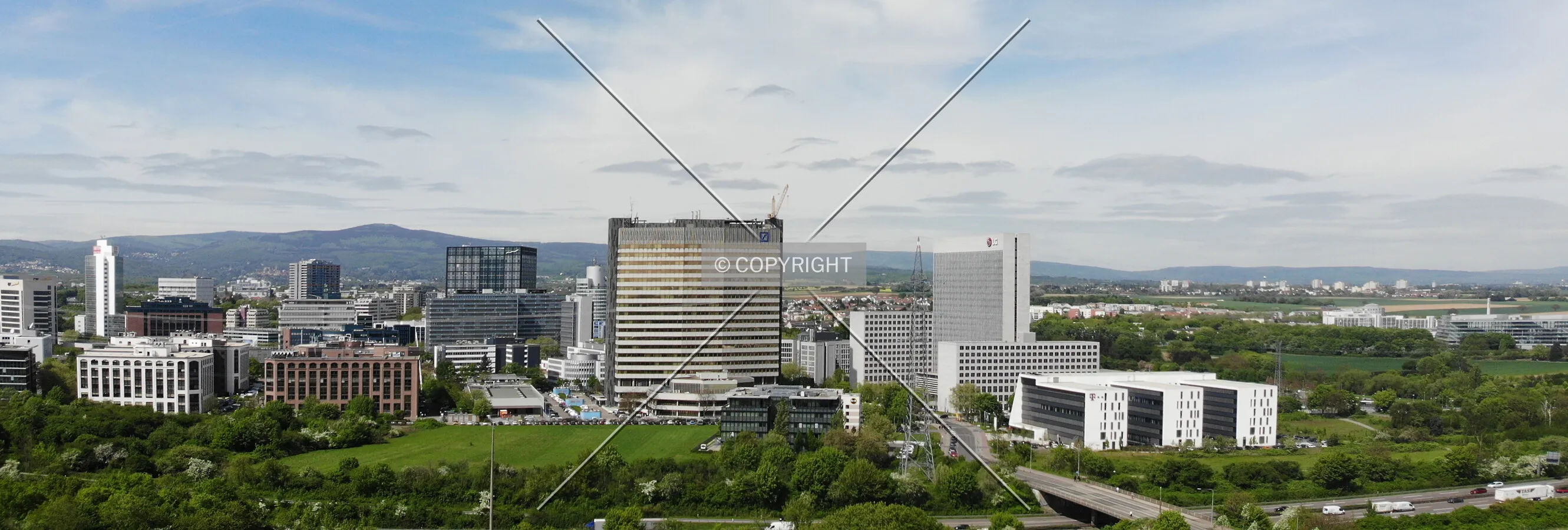 Wirtschaftszentrum von Eschborn