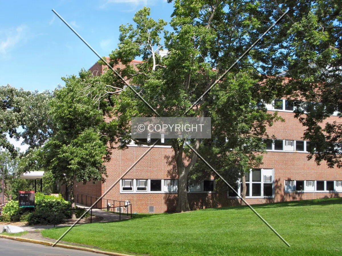 View to the north across Pillsbury Drive SE