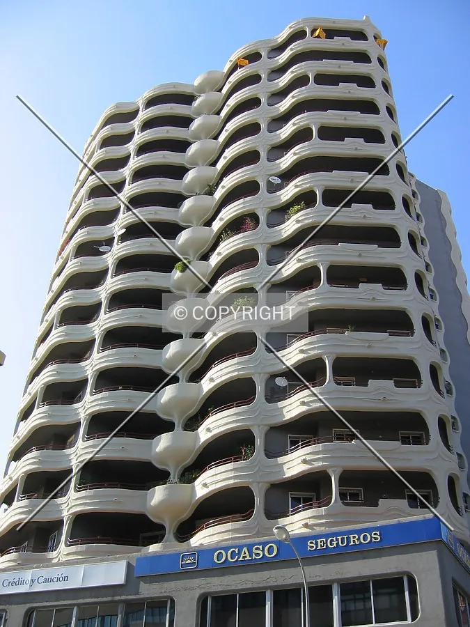 Looking up from the southeast