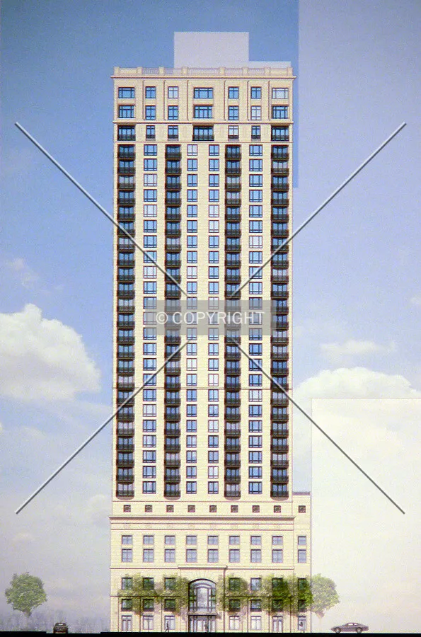 Photograph of a rendering