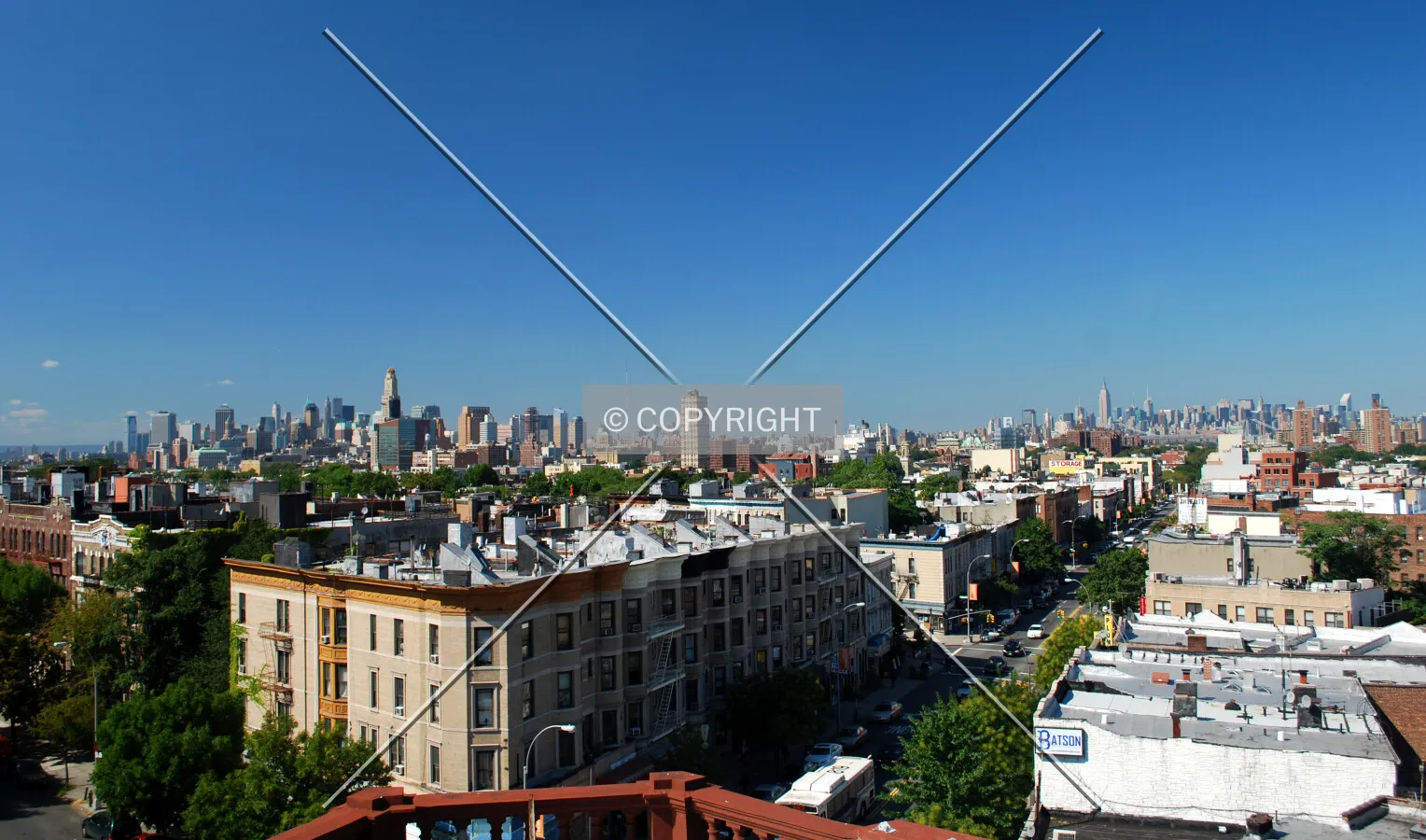 Panoramic view from Prospect Heights
