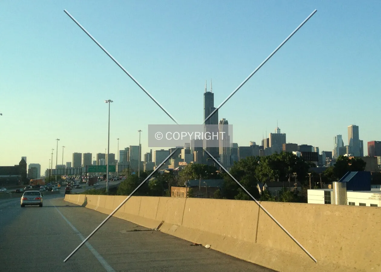 Approaching the Chicago Skyline