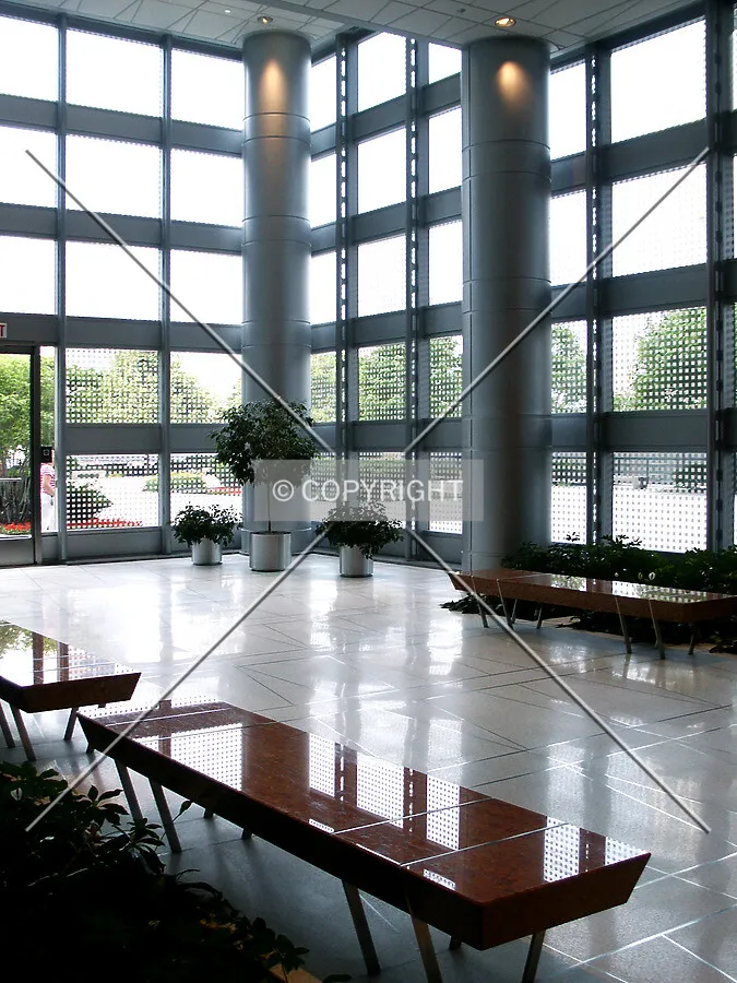 Northeast alcove in the lobby