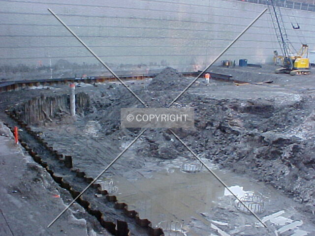 Looking into the southern end of the site from middle-level Randolph Street