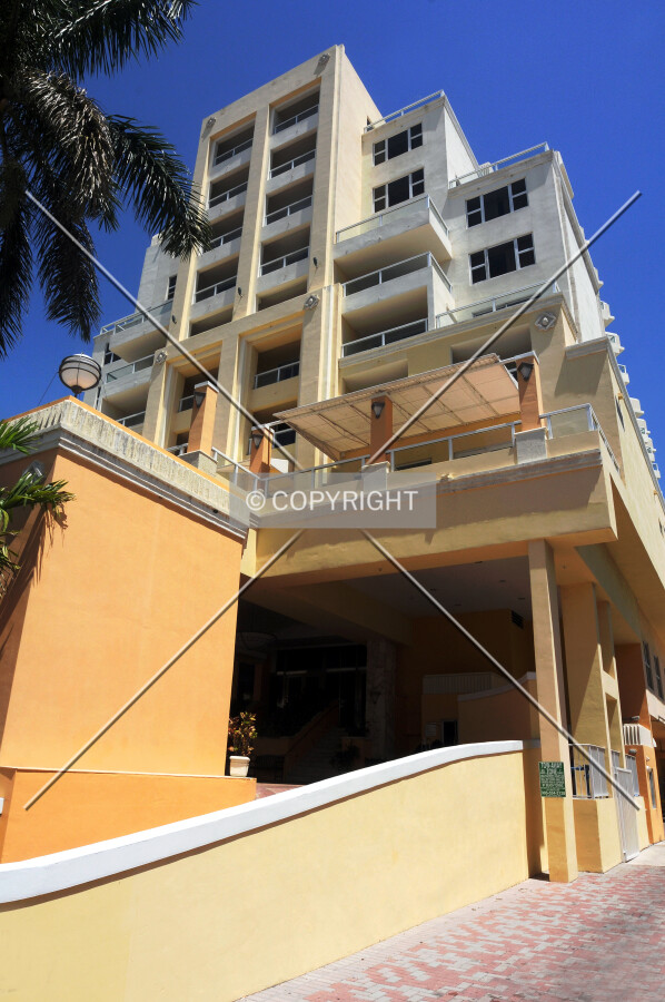 View from the southwest along Ocean Drive