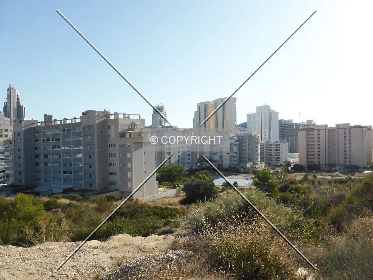 Buildings in Benidorm