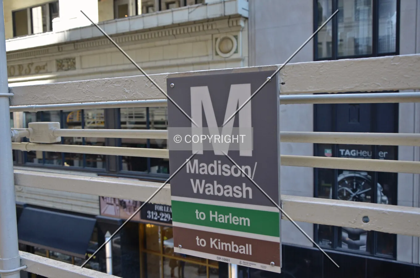 Station signage on the eastern platform; March 7, 2015.