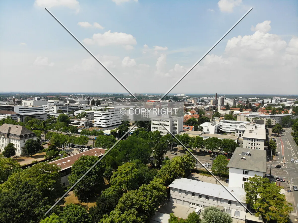 View over Darmstadt - Panorama