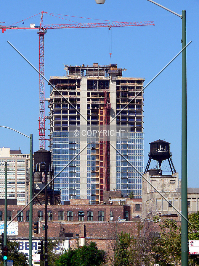 View to the north down Michigan Avenue from 26th Street