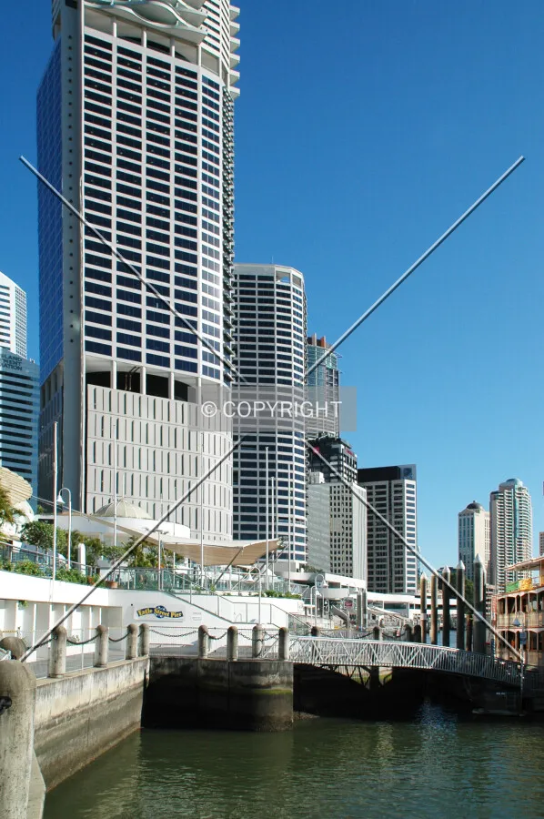 Towers fronting the Brisbane River
