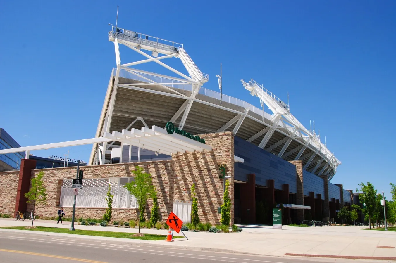 View from the southeast