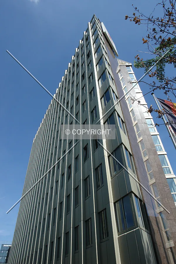 Looking up the facade