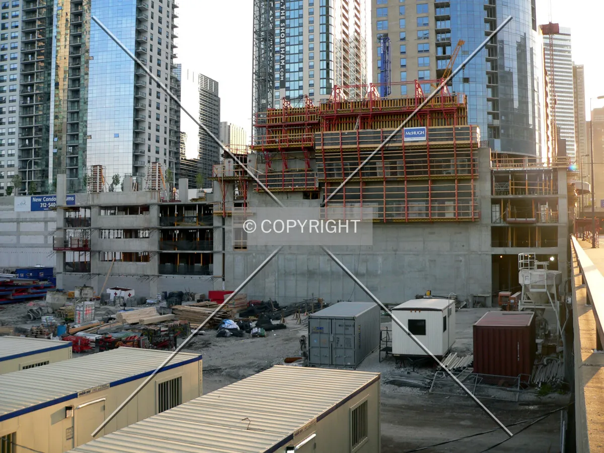View to the west from Wacker Drive