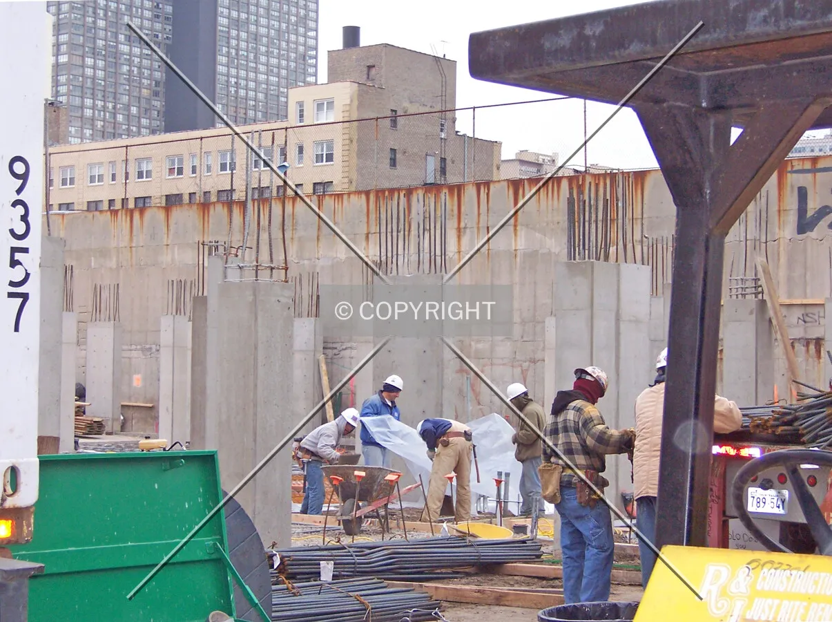 Looking northeast into the site from Grace Street