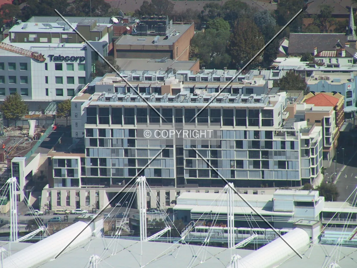 Aerial view from the east