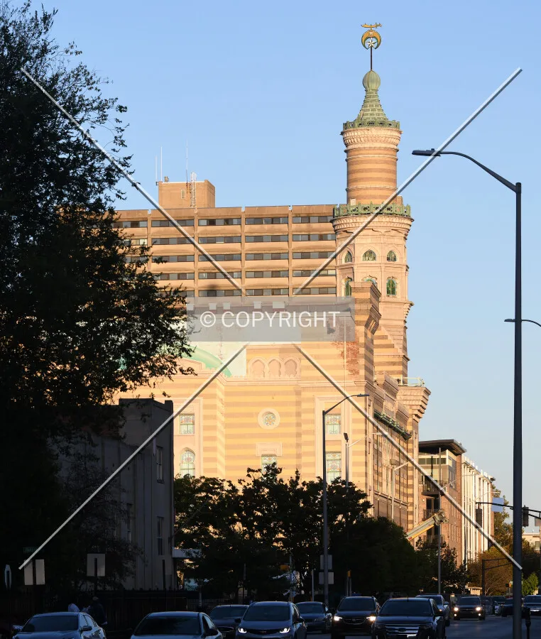 View from the west