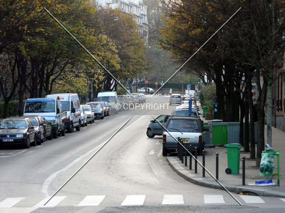 View from Place de Rungis