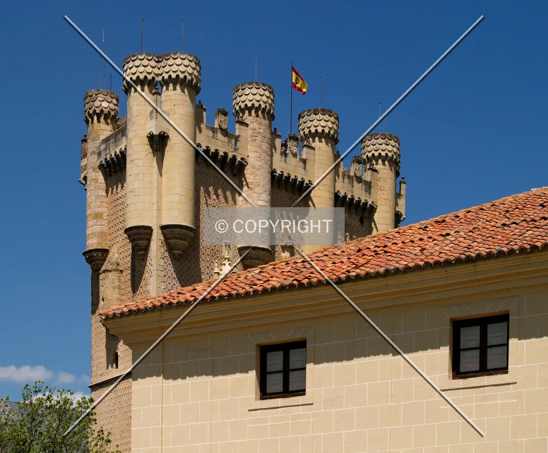 The top of the main tower