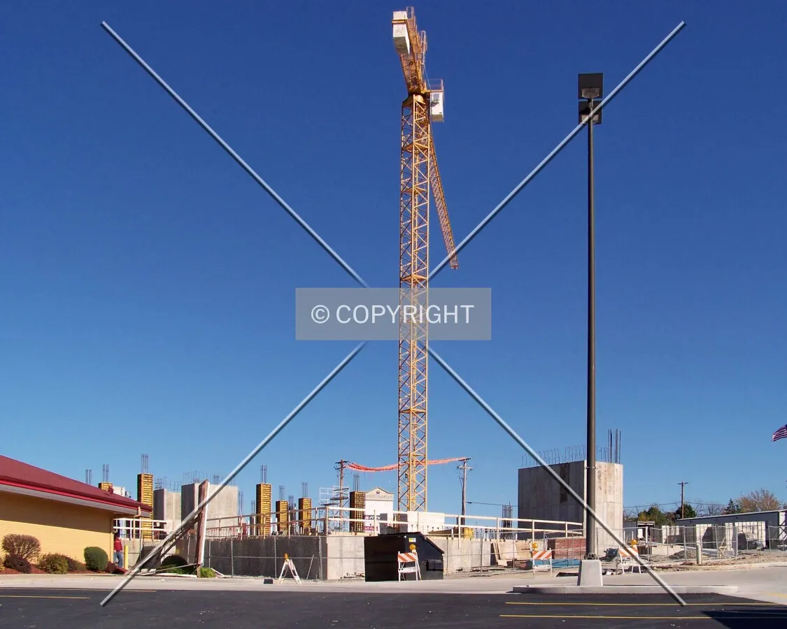 View from the west during construction; October 24, 2009