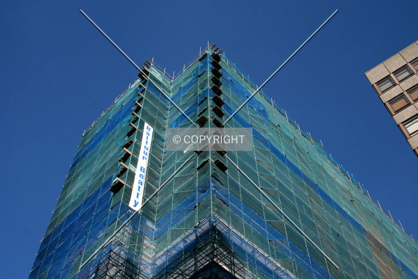 View of the upper floors