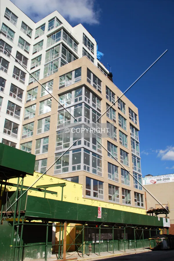 Section along East 119th Street