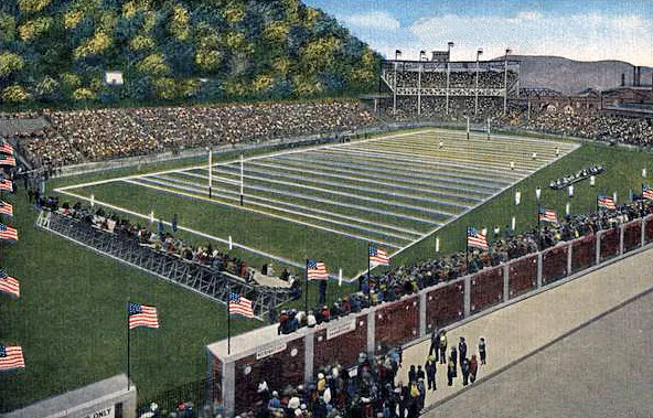 Vintage view from the southeast