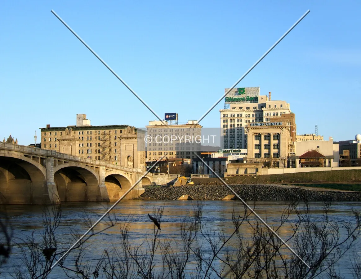 Downtown from the northwest