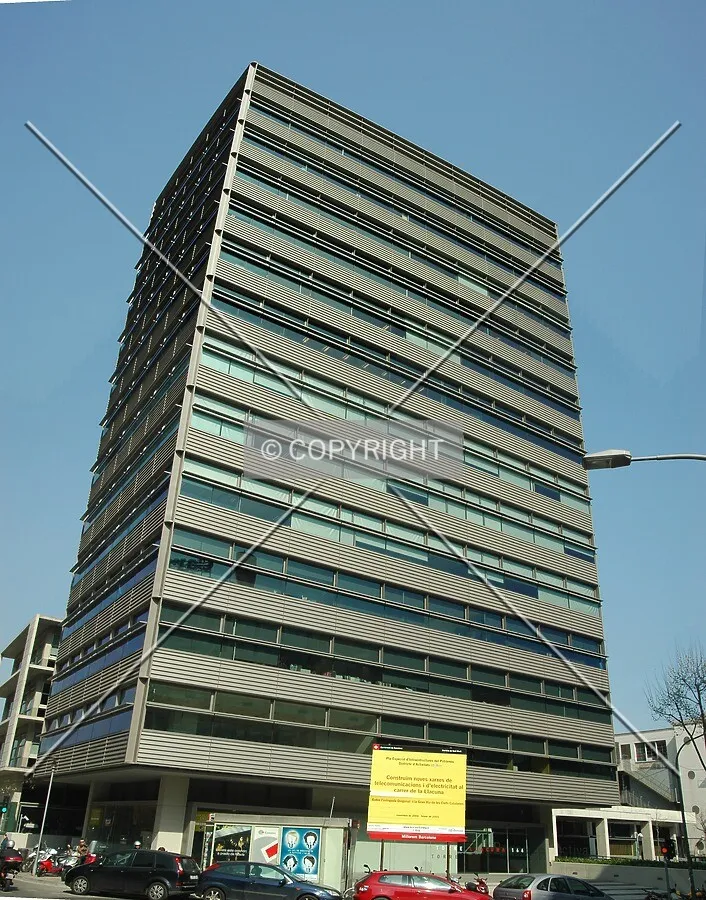 Looking up from the northwest side
