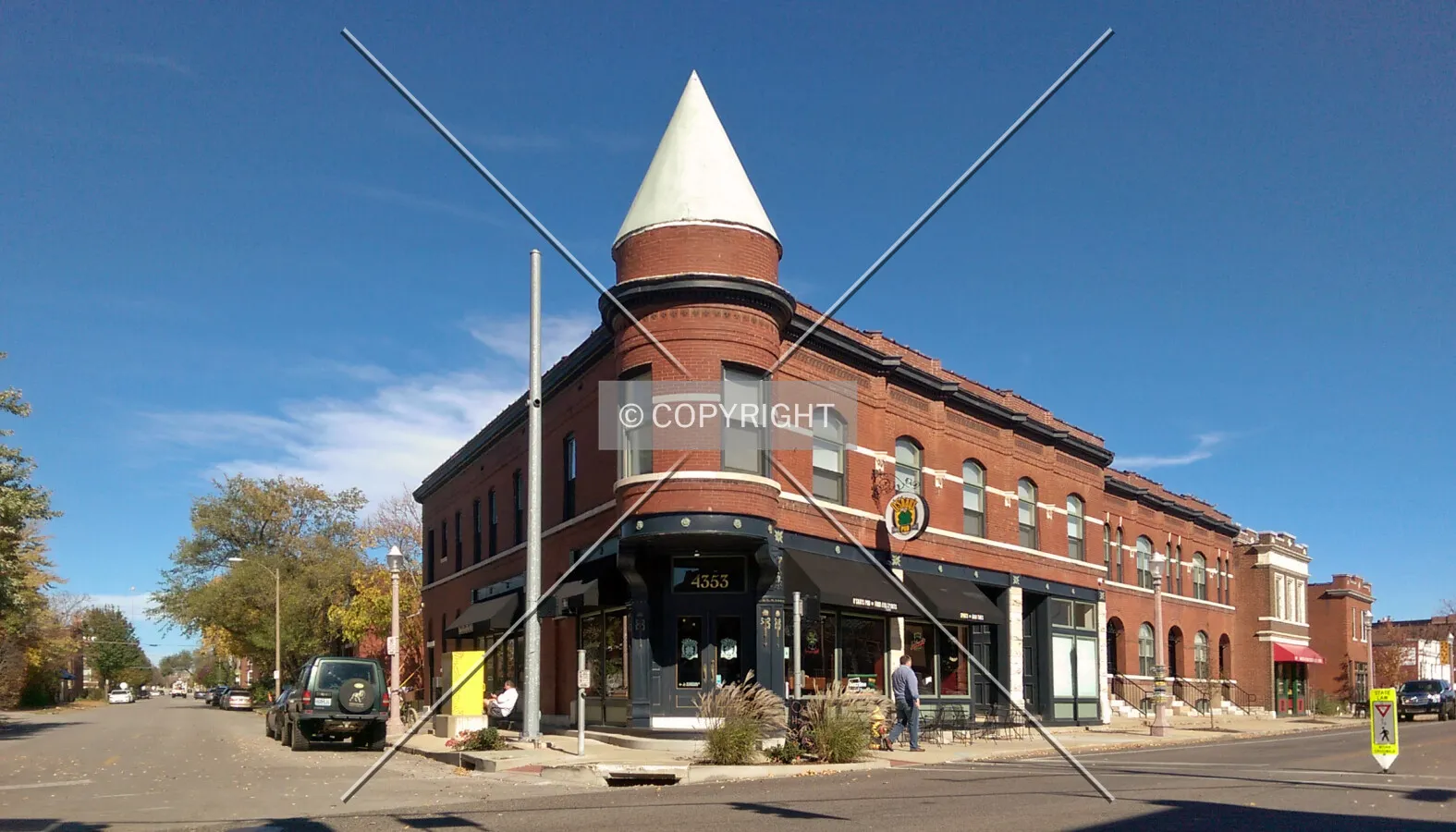 View from the southwest; October 28, 2014