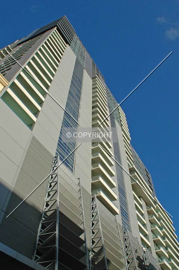 Looking up the west side