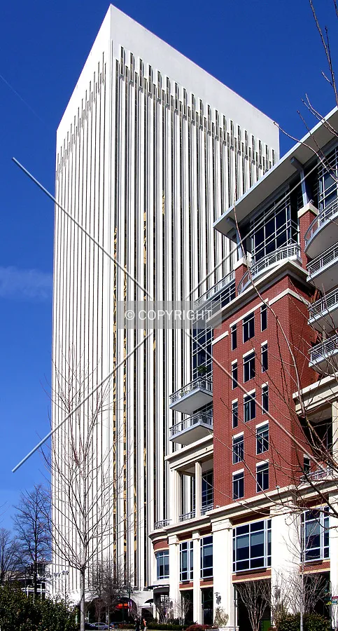 Looking northwest from across South Tryon Street