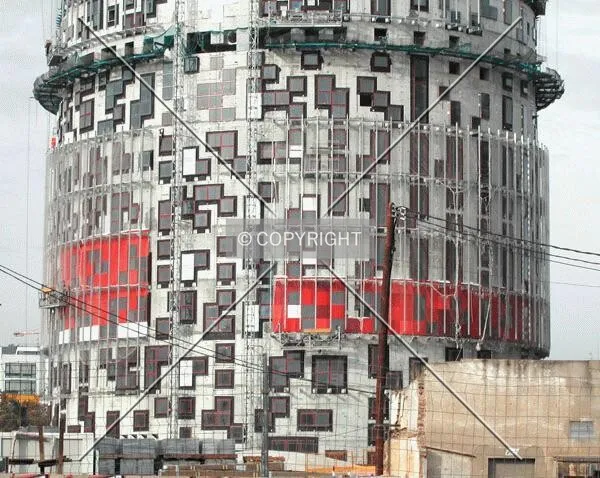 View of the first floors of the building
