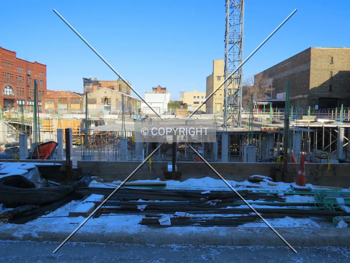 View to the northeast from 2nd Street North