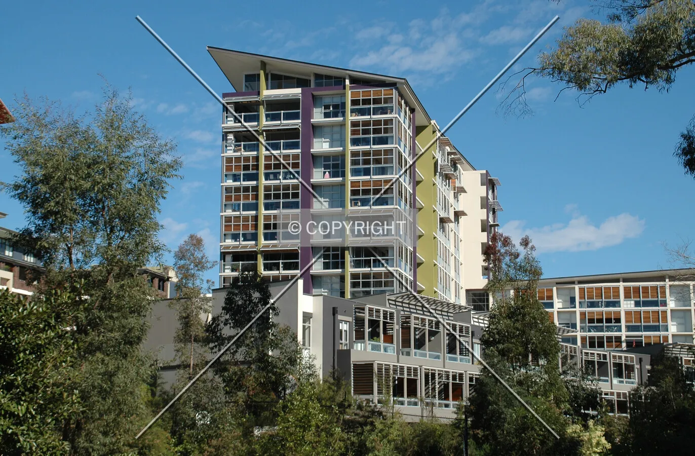 View from the northeast