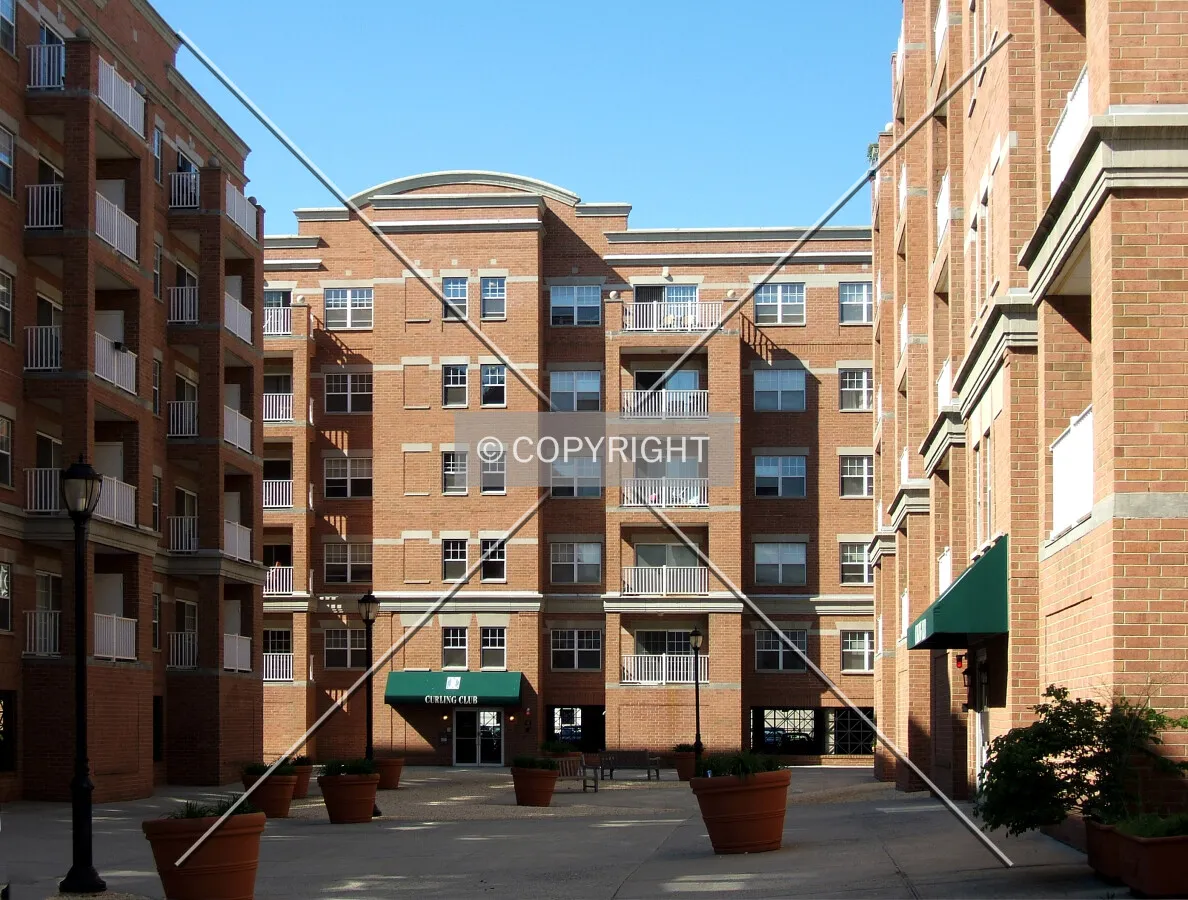 View from the south toward 1122 Grand