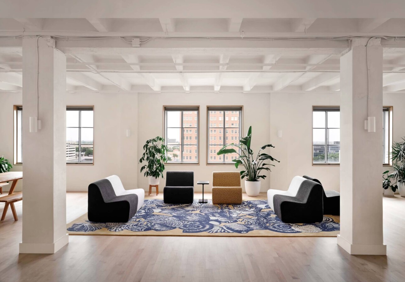 A renovated seventh floor office