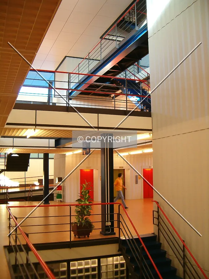 Interior of the building