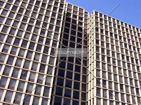 South facade, center