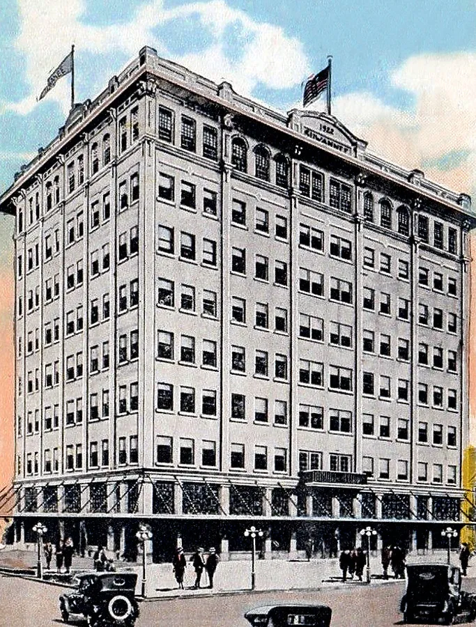 Vintage view from the southeast