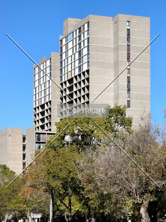 View to the northwest from Cedar Avenue