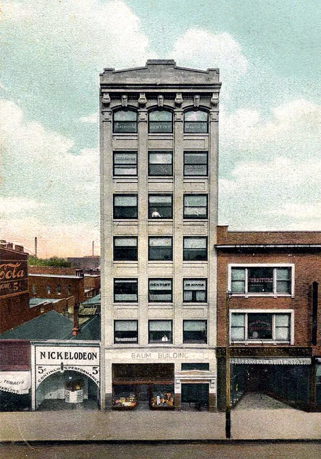 View from the west