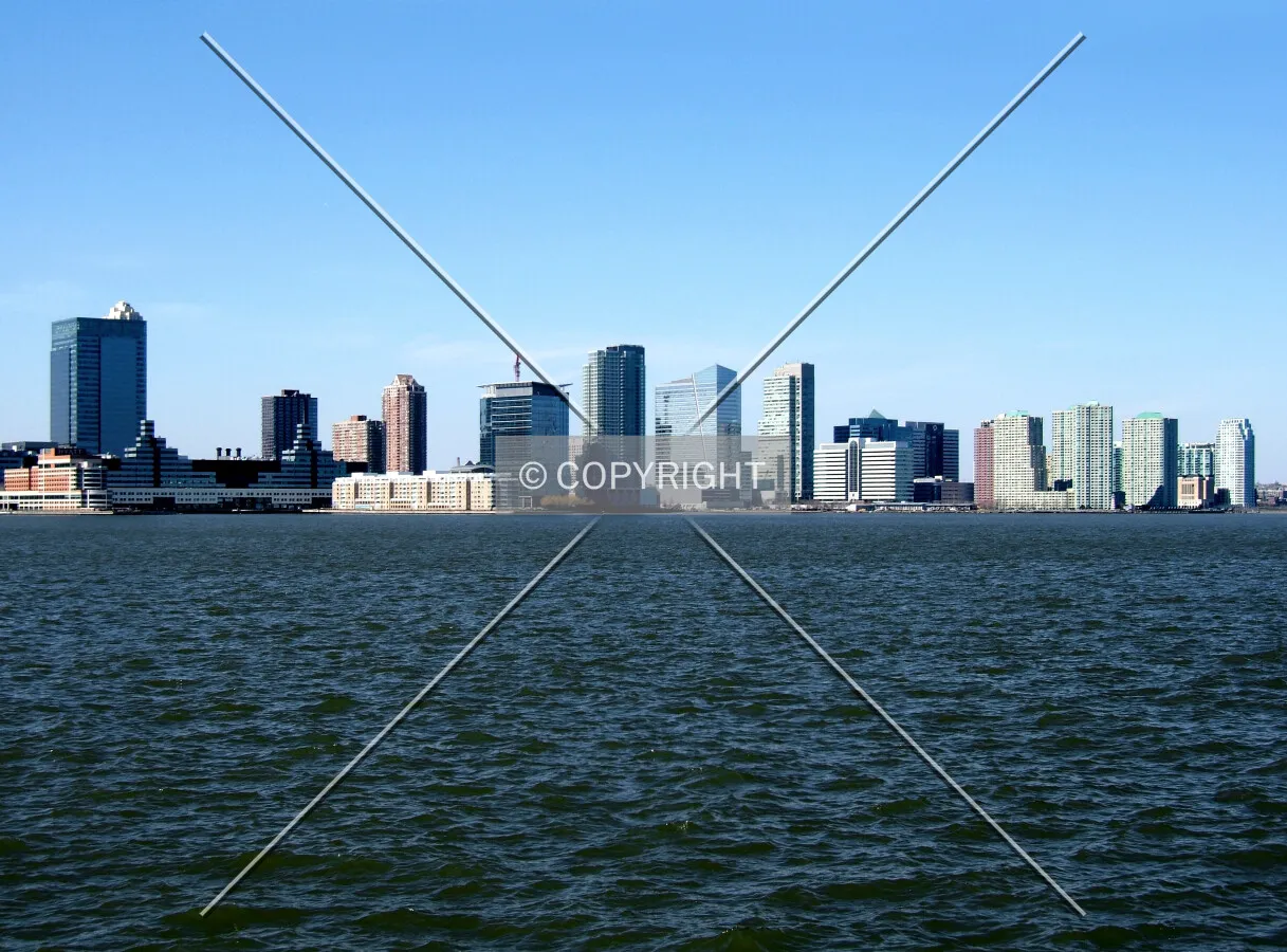 Hudson River skyline from the southeast