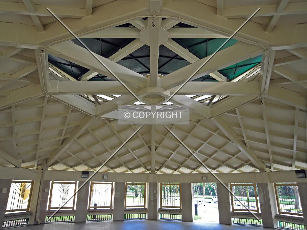 The multi-use pavilion between Block 238 and 239