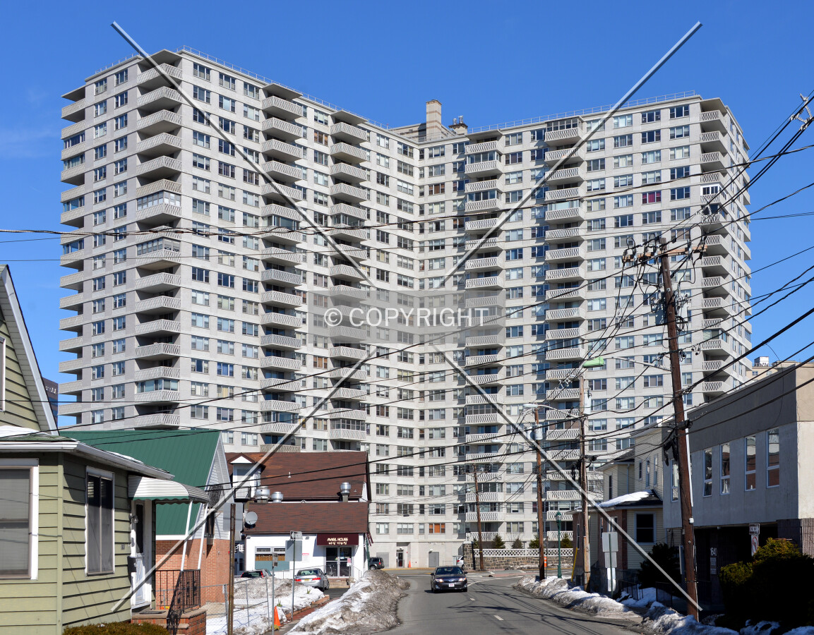 View from the southwest on Anderson Avenue
