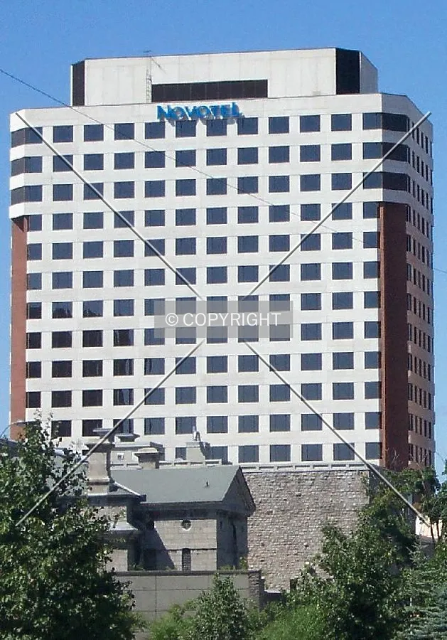 The south side of the tower, as seen from Laurier Ave