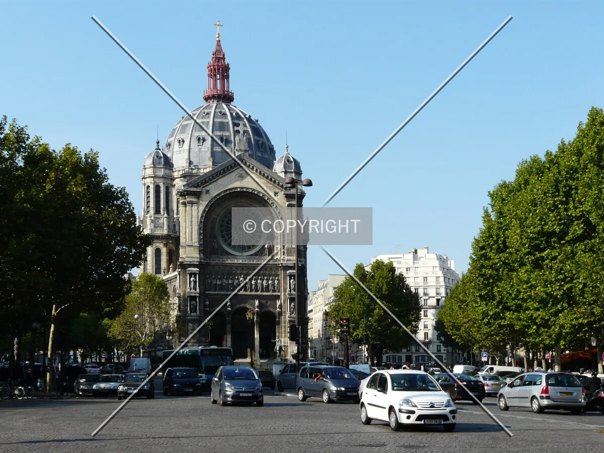 View to the north from Place Saint-Augustin